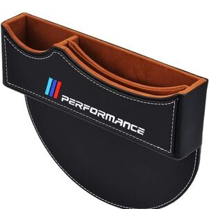 Organizer Leather Storage Box Between Seats Gap Filler 
Car Seat Organizer